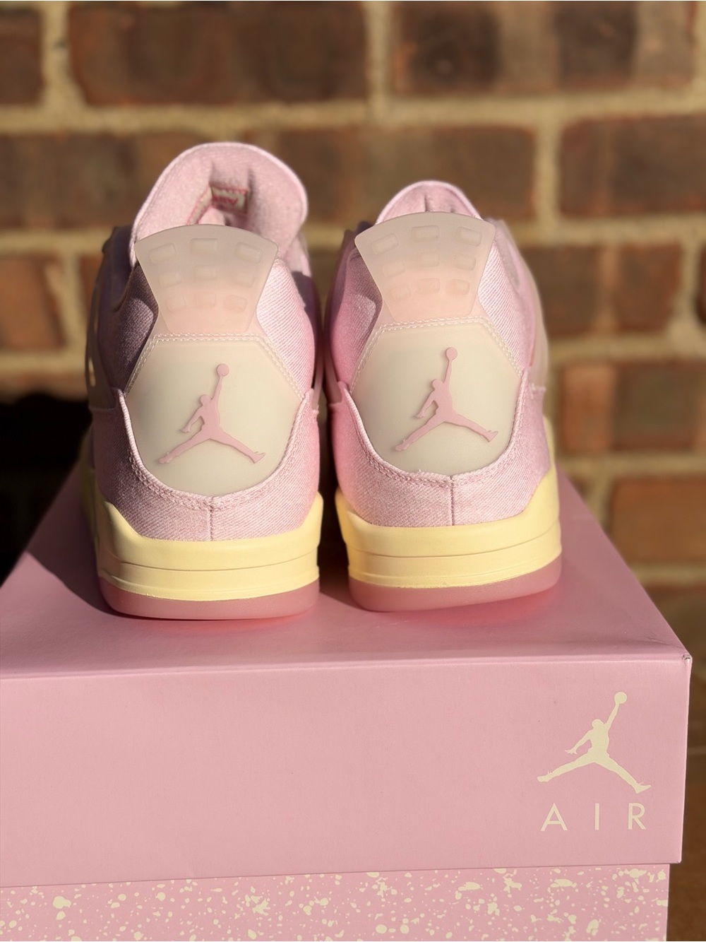 Air jordan retro 4 pearl pink and iced out carmine size 12.5 - Picture 8 of 15
